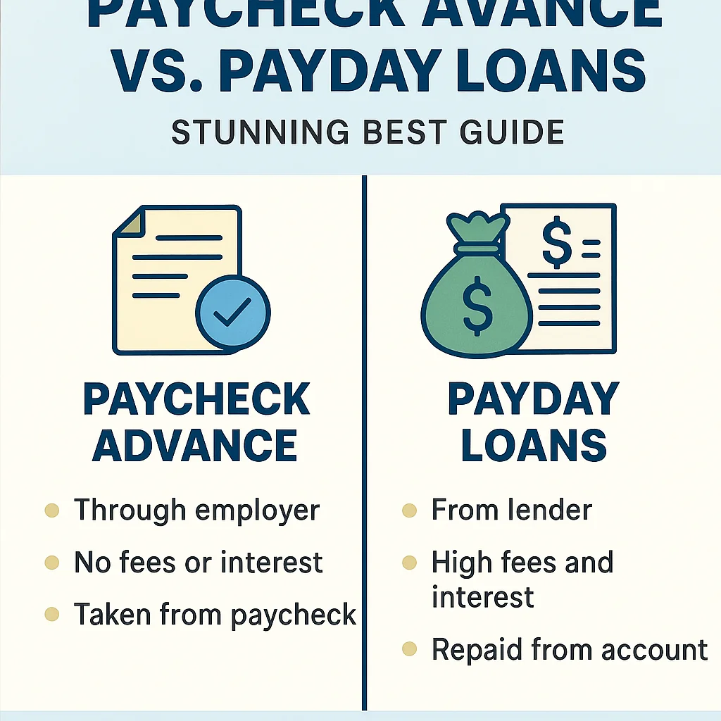 Paycheck Advance vs Payday Loans: Stunning Best Guide